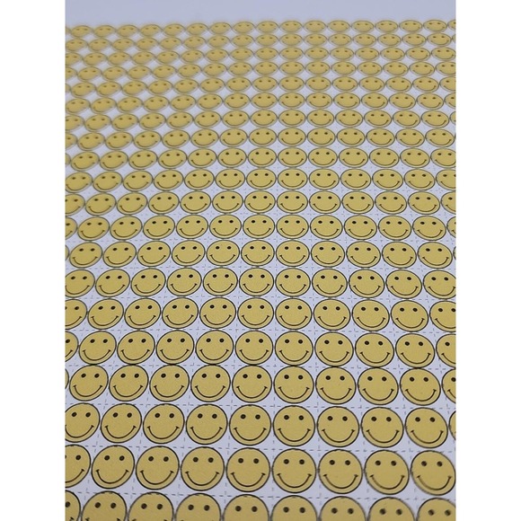 Smiley Faces Blotter Art Print/ Sheet/ Page Psychedelic Art Print - Picture 2 of 6